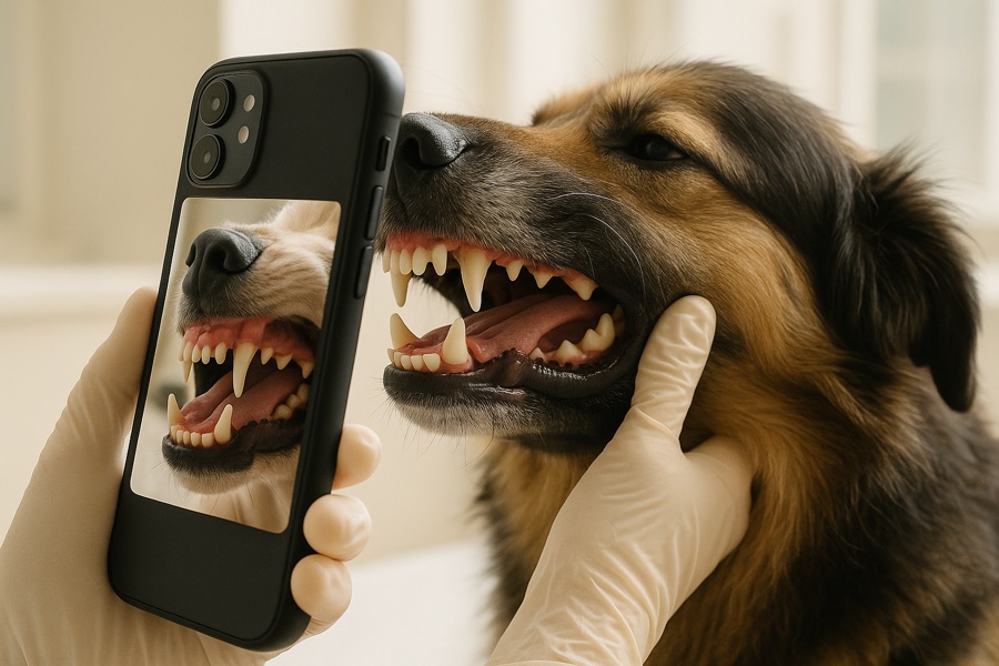 Capturing a clinical image during an exam
